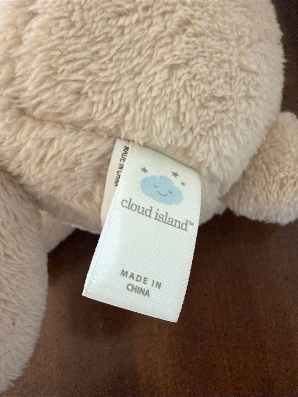 Cloud Island Target Plush Beige Bunny Holding Carrot Stuffed Animal